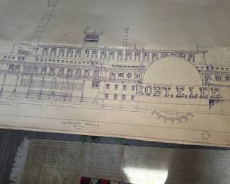 Diagram for the building of the ship-Robert E Lee