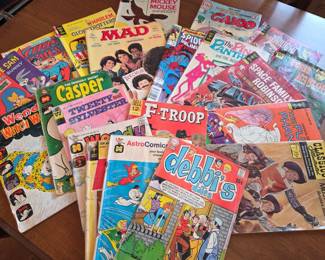 Vintage comic book collection