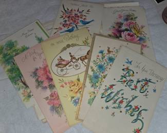Vintage greeting cards
