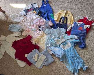 Vintage children's clothing