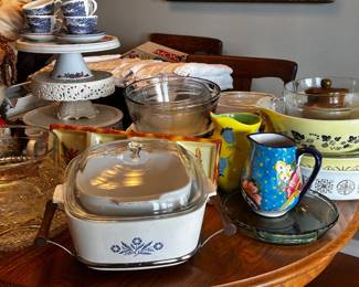 Vintage Pyrex and Corningware