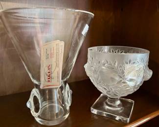 Lalique  & Steuben