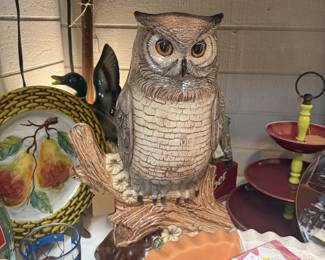 vintage owl figurine