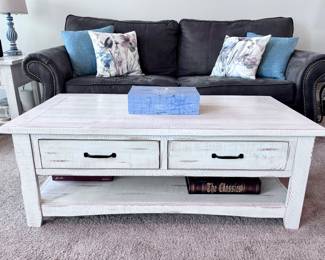 White Coffee Table and 2 End Tables