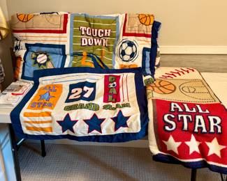 Sports Twin Bedding Set