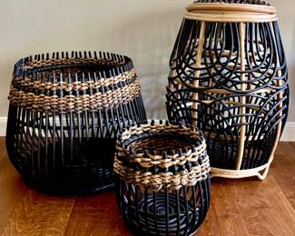 Large Wooden Baskets
