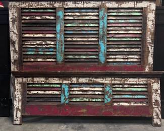 Queen bed headboard/footboard