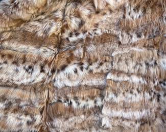Bobcat fur coat