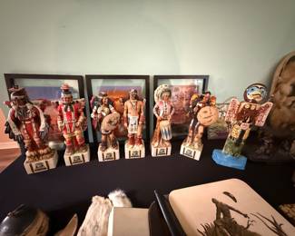 Ski Country Indian Whiskey Decanters 