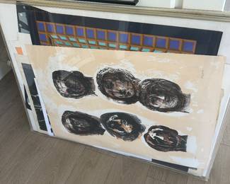 VARIOUS LE LITHOGRAPHS & SERIGRAPHS