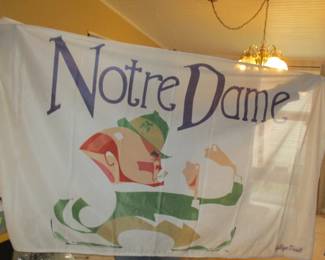 Notre Dame Large Flag