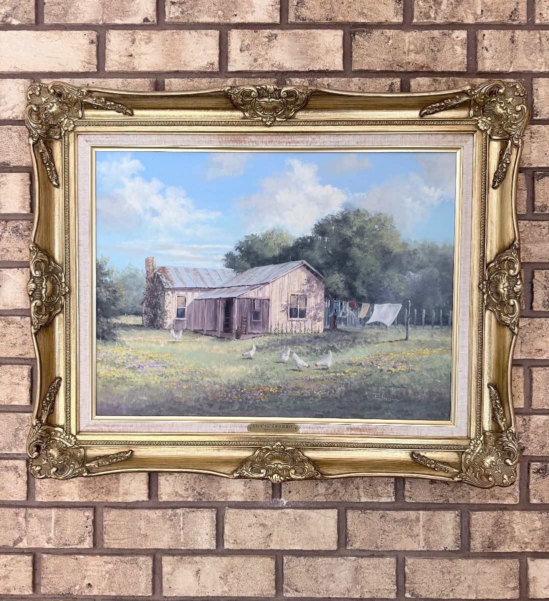 "Grandmas on Sunday" Painting by Becky Anthony