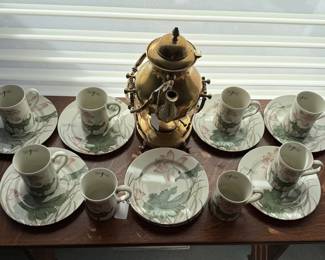 16pc Fitz and Floyd “Lotusland”