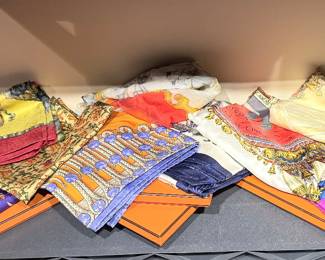 Collection of Hermes Scarves