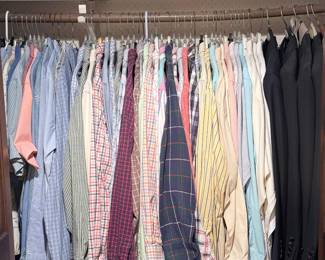 Men's Clothing Shirts Sz M, Pants and Shorts Sz 32/33