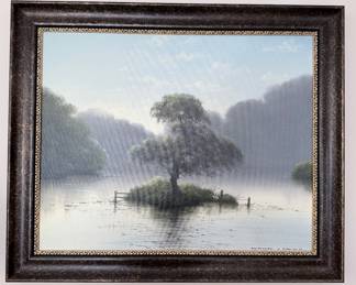 "Early Morning Mist" Painting by Michael John Hill