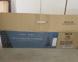 7 Foot Jaclyn Smith Clearwater Christmas Tree