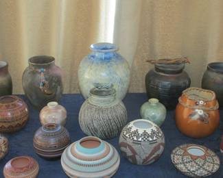 Signed Navajo, Acoma, Raku, Santa Clara