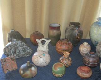 Signed Navajo, Acoma, Raku, Santa Clara