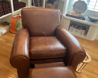 1- pottery barn recliner
