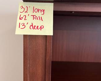 Desk with 2- bookcases on both sides