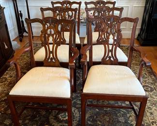 6- Maitland-Smith Dining Chairs Up for Pre-Sale