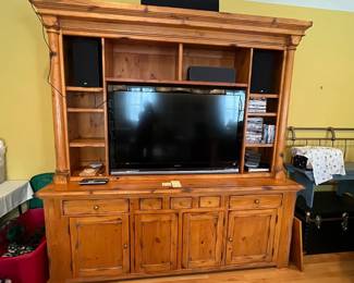 Up-for Pre-Sale 2- pc large media center call Eva 704-605-6368