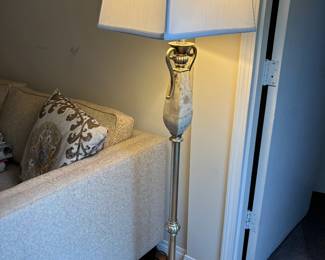 Stand up Lamp and Sofa next to it also for sale