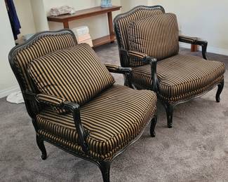 Two Bergere Chairs