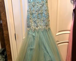 Blue prom dress,  was $85, NOW $45