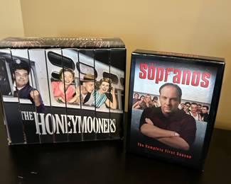 The Honeymooners VHS set,  was $10, NOW $5.  Sopranos DVD set, was $10, NOW $5