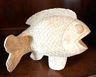 Decorative fish, 8"W x 7.5"H,  was $10, NOW $6