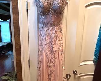 Sparkly halter top prom dress,  was $85, NOW $45