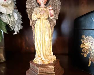Angel figurine, 9.5"H,  was $10, NOW $7