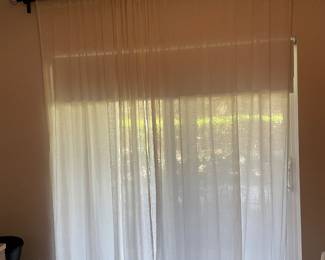 Curtains and rod