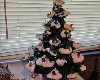 Ceramic christmas trees 