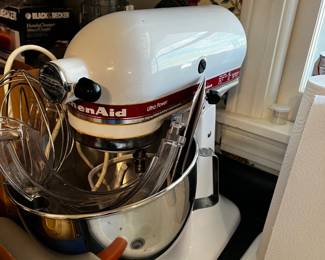 #75	KitchenAid Mixer w 3 attachments	 $150.00 			