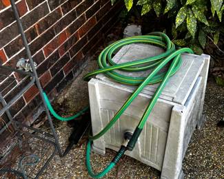 #119	Hose reel w hose Suncrest	 $30.00 			