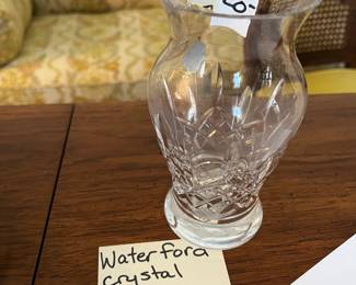 #126	Waterford Crstal Lismore Vase	 $20.00 			