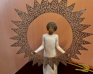 #131	willow tree star light tree topper 	 $100.00 			