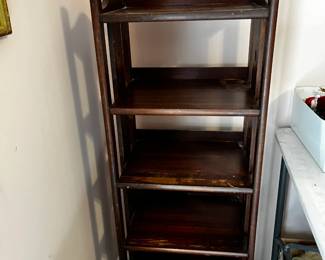 #32	Wood 5 Shelf Bookcase - 16x12x48	 $45.00 			