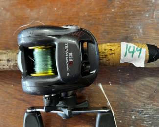 #149	Teamdamva-s 103 H reel and sigma Titanium rod 	 $60.00 			