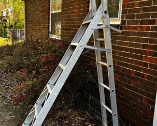 #118	Extention/step ladder 6-12 ft 	 $60.00 			