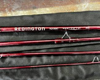 #148	Redington voyant 9 foot fly rod with case 	 $60.00 			