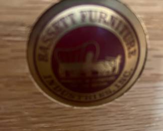 #23	Bassett Bedside Table w/2 Drawers - 26x16x23	 $75.00 			