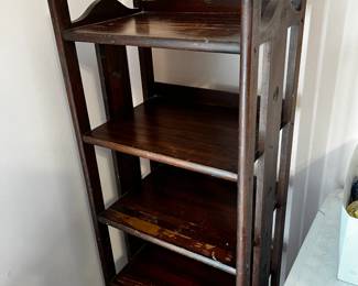 #32	Wood 5 Shelf Bookcase - 16x12x48	 $45.00 			