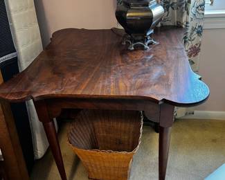 #27	Wood square End Table w/4 q/a legs - 26square x 24	 $120.00 			