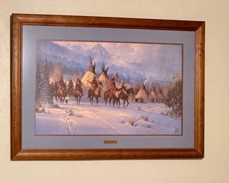 G. Harvey In the Land of the Tetons, Artist Proof, Signed