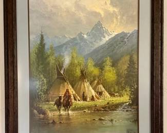 G. Harvey, Teton Valley, Signed