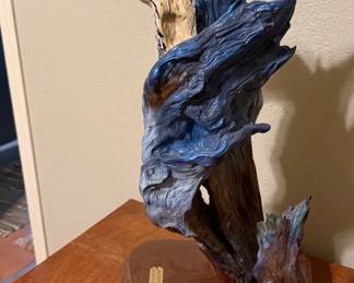 Steve Shuba, Wood Carving, Great Blue Heron